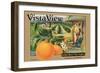 Crate Label "Orange"-Kerne Erickson-Framed Art Print