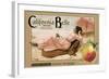 Crate Label "Peaches"-Kerne Erickson-Framed Art Print