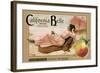 Crate Label "Peaches"-Kerne Erickson-Framed Art Print