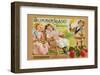 Crate Label "Strawberry"-Kerne Erickson-Framed Art Print