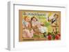 Crate Label "Strawberry"-Kerne Erickson-Framed Art Print