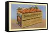 Crate of Oranges from California-null-Framed Stretched Canvas