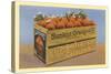 Crate of Oranges from California-null-Stretched Canvas