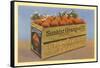 Crate of Oranges from California-null-Framed Stretched Canvas