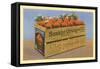 Crate of Oranges from California-null-Framed Stretched Canvas