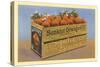 Crate of Oranges from California-null-Stretched Canvas