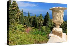 Crater at Hanbury Botanic Gardens near Ventimiglia, Province of Imperia, Liguria, Italy-null-Stretched Canvas