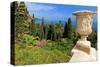 Crater at Hanbury Botanic Gardens near Ventimiglia, Province of Imperia, Liguria, Italy-null-Stretched Canvas