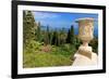 Crater at Hanbury Botanic Gardens near Ventimiglia, Province of Imperia, Liguria, Italy-null-Framed Art Print