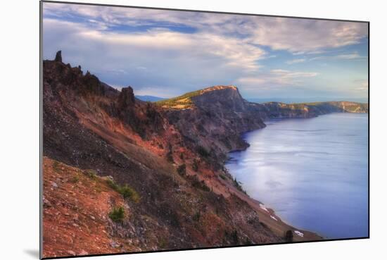 Crater Design Detail, Crater Lake National Park-Vincent James-Mounted Photographic Print