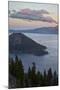 Crater Lake and Wizard Island at Dawn, Crater Lake National Park, Oregon, Usa-James Hager-Mounted Photographic Print