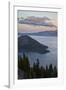 Crater Lake and Wizard Island at Dawn, Crater Lake National Park, Oregon, Usa-James Hager-Framed Photographic Print