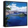 Crater Lake at Crater Lake National Park, Oregon, USA-null-Framed Stretched Canvas