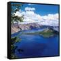 Crater Lake at Crater Lake National Park, Oregon, USA-null-Framed Stretched Canvas