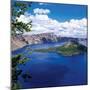 Crater Lake at Crater Lake National Park, Oregon, USA-null-Mounted Premium Photographic Print