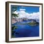 Crater Lake at Crater Lake National Park, Oregon, USA-null-Framed Photographic Print