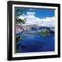 Crater Lake at Crater Lake National Park, Oregon, USA-null-Framed Photographic Print