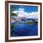 Crater Lake at Crater Lake National Park, Oregon, USA-null-Framed Photographic Print