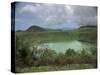 Crater Lake at Manengouba, Western Area, Cameroon, West Africa, Africa-Julia Bayne-Stretched Canvas