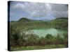 Crater Lake at Manengouba, Western Area, Cameroon, West Africa, Africa-Julia Bayne-Stretched Canvas