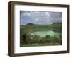 Crater Lake at Manengouba, Western Area, Cameroon, West Africa, Africa-Julia Bayne-Framed Photographic Print