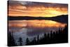 Crater Lake at Sunrise, Crater Lake National Park, Oregon, USA-Michel Hersen-Stretched Canvas