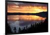 Crater Lake at Sunrise, Crater Lake National Park, Oregon, USA-Michel Hersen-Framed Photographic Print