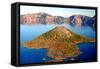Crater Lake II-Douglas Taylor-Framed Stretched Canvas