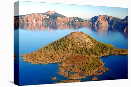 Crater Lake II-Douglas Taylor-Stretched Canvas