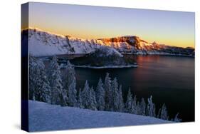 Crater Lake II-Ike Leahy-Stretched Canvas