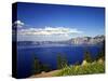 Crater Lake in Crater Lake National Park, Oregon, USA-Bernard Friel-Stretched Canvas