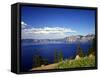 Crater Lake in Crater Lake National Park, Oregon, USA-Bernard Friel-Framed Stretched Canvas