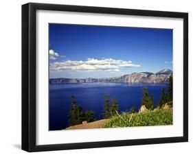 Crater Lake in Crater Lake National Park, Oregon, USA-Bernard Friel-Framed Photographic Print