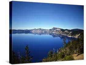 Crater Lake in Crater Lake National Park, Oregon, USA-Bernard Friel-Stretched Canvas