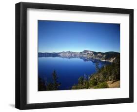 Crater Lake in Crater Lake National Park, Oregon, USA-Bernard Friel-Framed Photographic Print