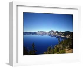 Crater Lake in Crater Lake National Park, Oregon, USA-Bernard Friel-Framed Photographic Print