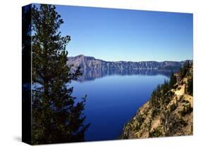 Crater Lake in Crater Lake National Park, Oregon, USA-Bernard Friel-Stretched Canvas