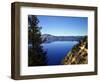 Crater Lake in Crater Lake National Park, Oregon, USA-Bernard Friel-Framed Photographic Print