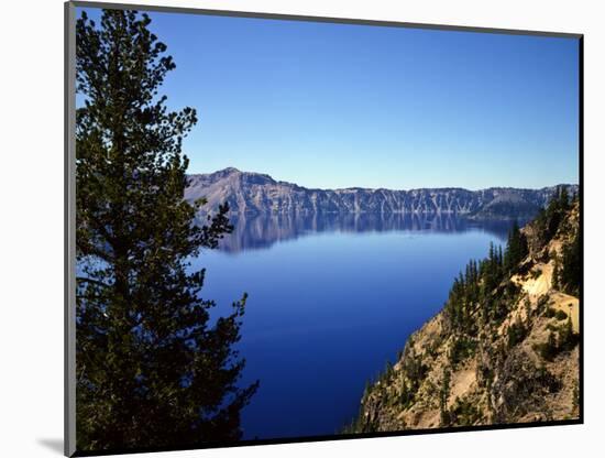 Crater Lake in Crater Lake National Park, Oregon, USA-Bernard Friel-Mounted Photographic Print