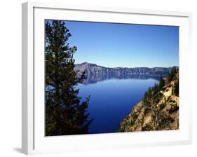 Crater Lake in Crater Lake National Park, Oregon, USA-Bernard Friel-Framed Photographic Print