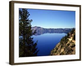 Crater Lake in Crater Lake National Park, Oregon, USA-Bernard Friel-Framed Photographic Print