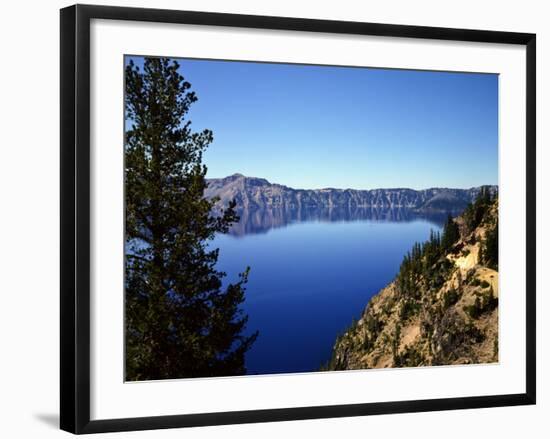 Crater Lake in Crater Lake National Park, Oregon, USA-Bernard Friel-Framed Photographic Print