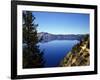 Crater Lake in Crater Lake National Park, Oregon, USA-Bernard Friel-Framed Photographic Print