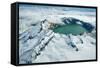 Crater Lake in Katmai National Park, Alaska, USA-Jerry Ginsberg-Framed Stretched Canvas