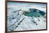 Crater Lake in Katmai National Park, Alaska, USA-Jerry Ginsberg-Framed Photographic Print