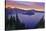 Crater Lake National Park, Oregon - Aerial View-Lantern Press-Stretched Canvas