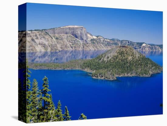 Crater Lake National Park, Oregon, USA-Anthony Waltham-Stretched Canvas