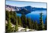 Crater Lake National Park, Oregon, USA-Mark A Johnson-Mounted Photographic Print