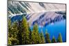 Crater Lake National Park, Oregon, USA-Mark A Johnson-Mounted Photographic Print