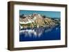 Crater Lake National Park, Oregon, USA-Mark A Johnson-Framed Photographic Print